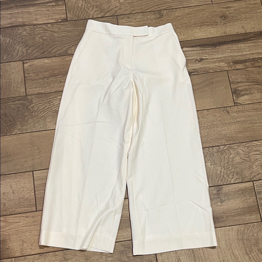 Club Monaco Cream Wide Leg Pants